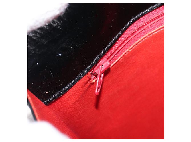Céline CELINE Handtasche aus Leder Schwarz Goldfarben Auth 200206 - Ansicht 20