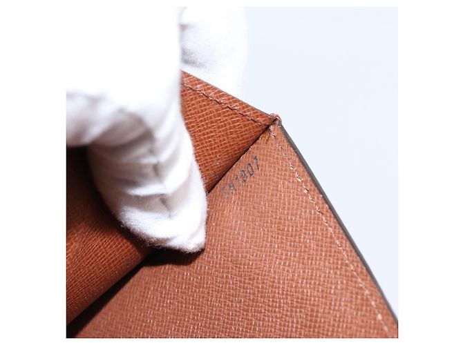 LOUIS VUITTON Epi Serie Dragonne Hand Bag Brown M52618 LV Auth 200913 Marrone - vista 12