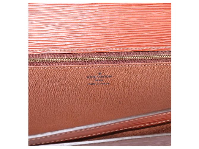 LOUIS VUITTON Epi Serie Dragonne Hand Bag Brown M52618 LV Auth 200913 Marrone - vista 19