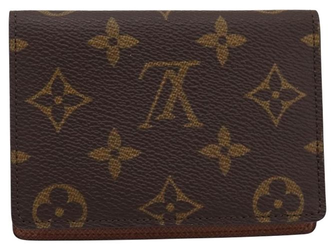 LOUIS VUITTON Monogram Porte 2 Cult Vertical Pass Case M60533 LV Auth am12483V Monogramma - vista 2