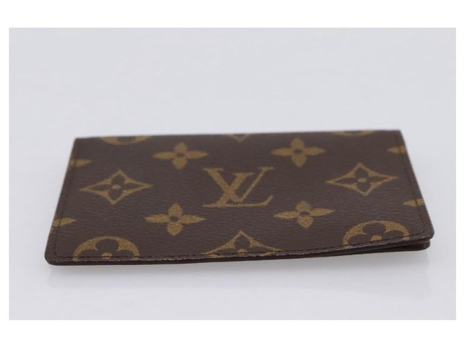 LOUIS VUITTON Monogram Porte 2 Cult Vertical Pass Case M60533 LV Auth am12483V Monogramma - vista 6