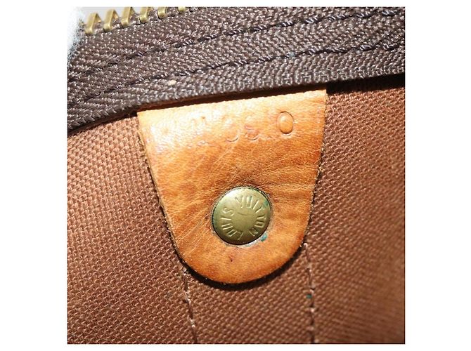 LOUIS VUITTON Monogram Keepall 55 Boston Bag M41424 LV Auth 196259 Monogramma - vista 12