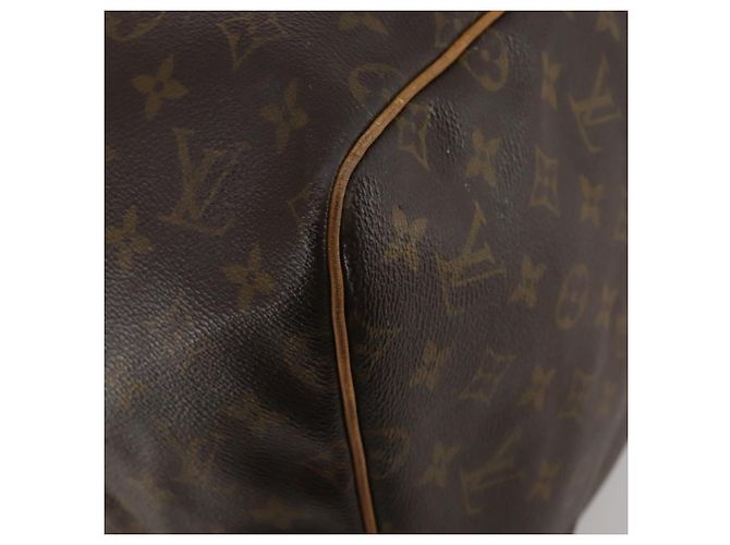 LOUIS VUITTON Monogram Keepall 55 Boston Bag M41424 LV Auth 196259 Monogramma - vista 14