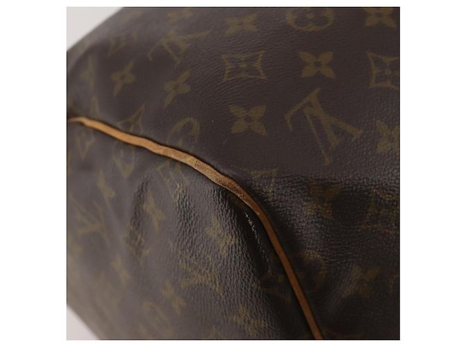 LOUIS VUITTON Monogram Keepall 55 Boston Bag M41424 LV Auth 196259 Monogramma - vista 17