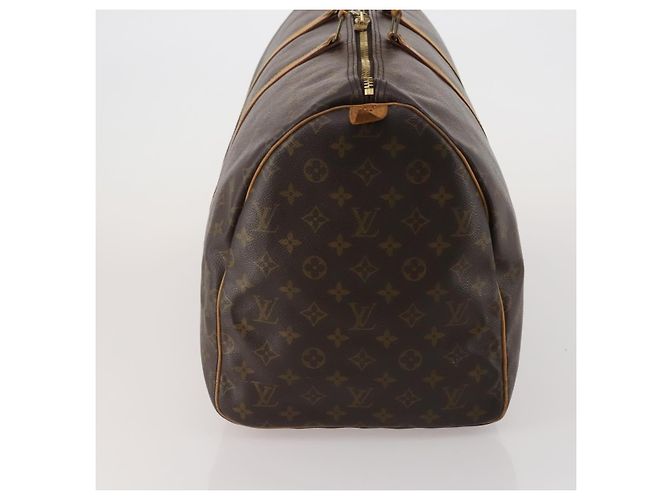 LOUIS VUITTON Monogram Keepall 55 Boston Bag M41424 LV Auth 196259 Monogramma - vista 3