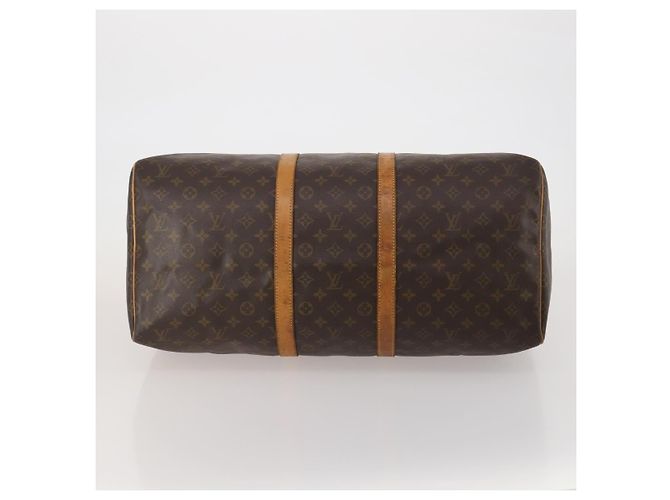 LOUIS VUITTON Monogram Keepall 55 Boston Bag M41424 LV Auth 196259 Monogramma - vista 5