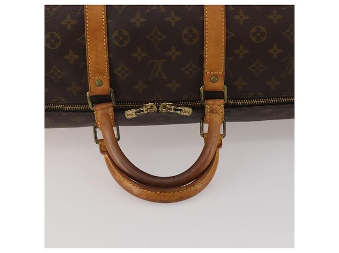 LOUIS VUITTON Monogram Keepall 55 Boston Bag M41424 LV Auth 196259 Monogramma - vista 7