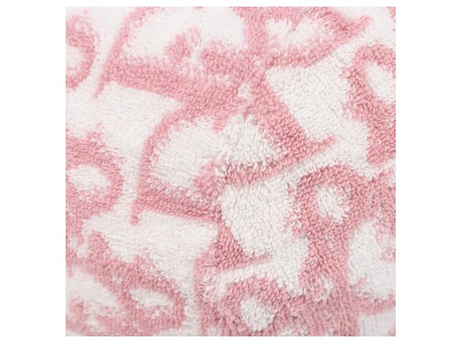 Pouch Christian Dior Trotter Pile Pink White Auth 200208 Rosa Bianco - vista 16