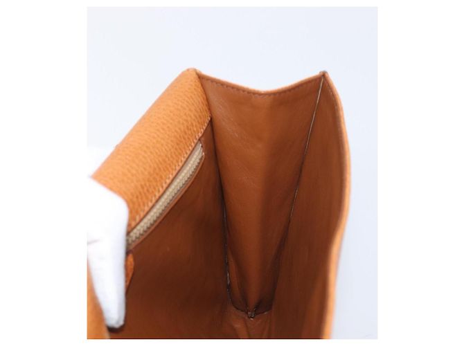 Céline Borsa a pochette CELINE in pelle marrone e oro Auth yk20741A D'oro - vista 19