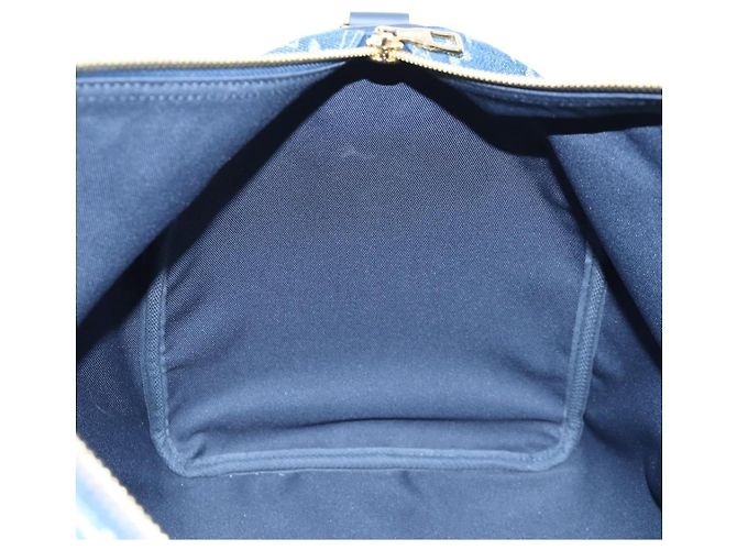 LOUIS VUITTON Denim Squared NIGO Keepall Bandouliere 50 M45975 Auth 200664SM Blu navy - vista 25