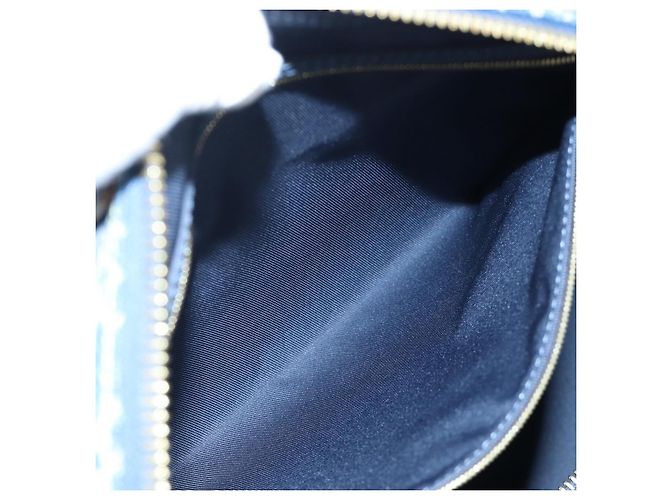 LOUIS VUITTON Denim Squared NIGO Keepall Bandouliere 50 M45975 Auth 200664SM Blu navy - vista 27
