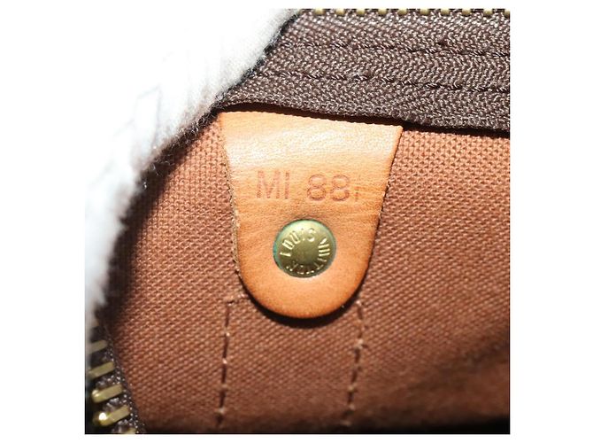 LOUIS VUITTON Monogram Keepall 55 Boston Bag M41424 LV Auth 196263A Monogramma - vista 11