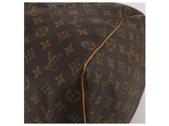 LOUIS VUITTON Monogram Keepall 55 Boston Bag M41424 LV Auth 196263A Monogramma - vista 14