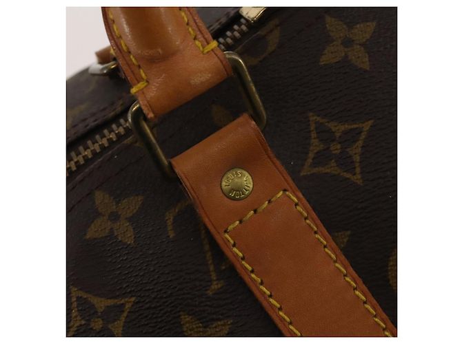 LOUIS VUITTON Monogram Keepall 55 Boston Bag M41424 LV Auth 196263A Monogramma - vista 18