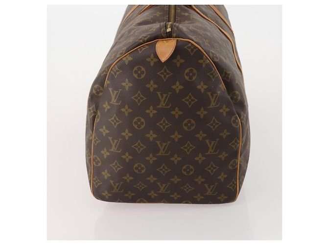 LOUIS VUITTON Monogram Keepall 55 Boston Bag M41424 LV Auth 196263A Monogramma - vista 3