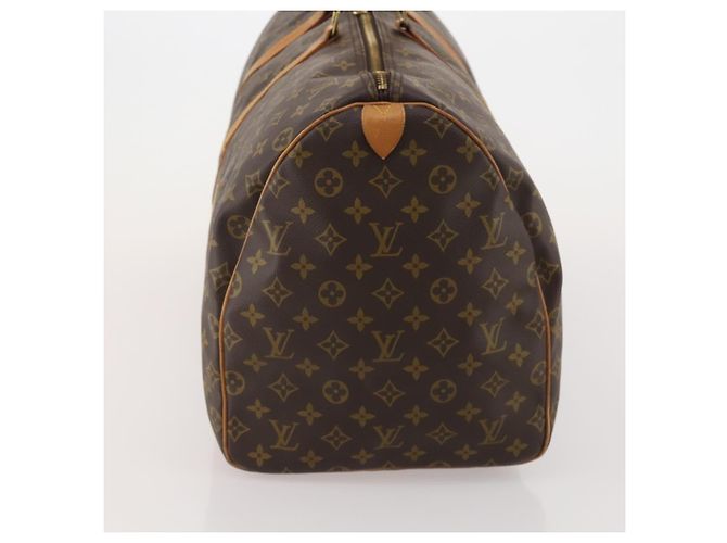 LOUIS VUITTON Monogram Keepall 55 Boston Bag M41424 LV Auth 196263A Monogramma - vista 4