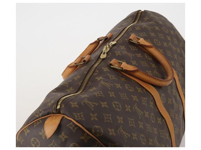 LOUIS VUITTON Monogram Keepall 55 Boston Bag M41424 LV Auth 196263A Monogramma - vista 6
