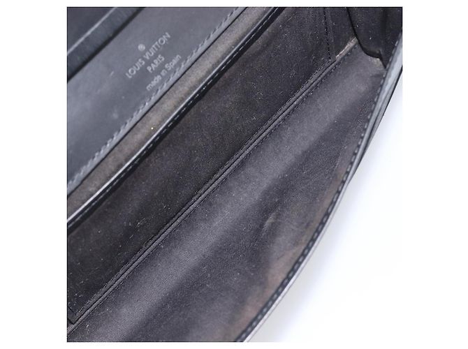 LOUIS VUITTON Borsa a tracolla Epi Honfleur Nero M52732 LV Auth fm5426 - vista 11