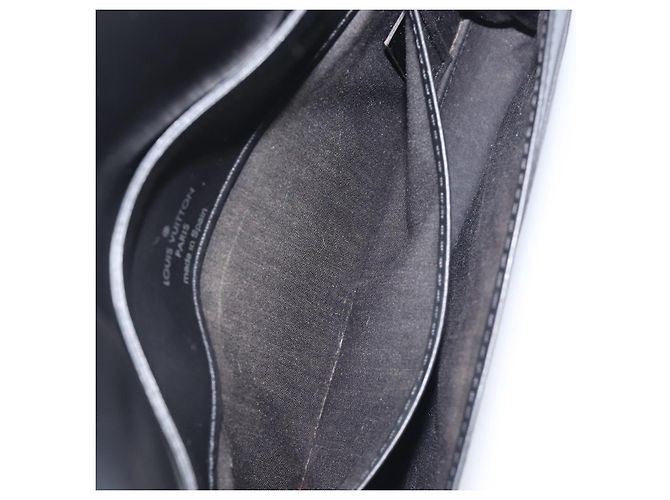 LOUIS VUITTON Borsa a tracolla Epi Honfleur Nero M52732 LV Auth fm5426 - vista 20
