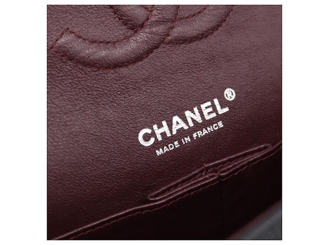 Borsa CHANEL Double Flap Chain Matelasse 23 Caviar Skin Black Auth yk20833SM Nero Argento - vista 9