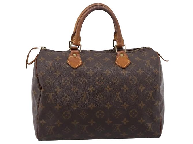 LOUIS VUITTON Monogram Speedy 30 Hand Bag M41526 LV Auth 199683 Monogramma - vista 2