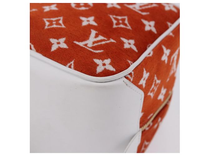 LOUIS VUITTON Monogram Jaguar LV Match Square Bag Orange M46212 Auth BA14807SAM - view 18