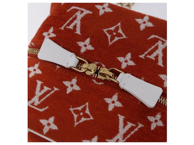 LOUIS VUITTON Monogram Jaguar LV Match Square Bag Orange M46212 Auth BA14807SAM - view 19