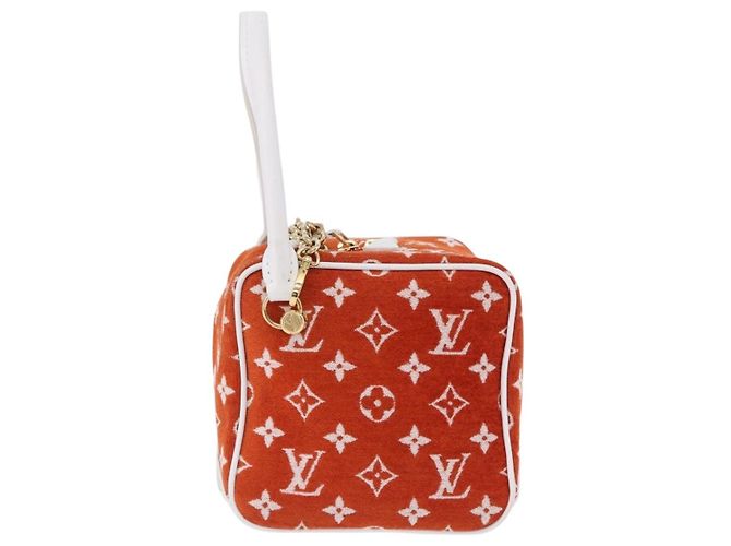 LOUIS VUITTON Monogram Jaguar LV Match Square Bag Orange M46212 Auth BA14807SAM - view 2