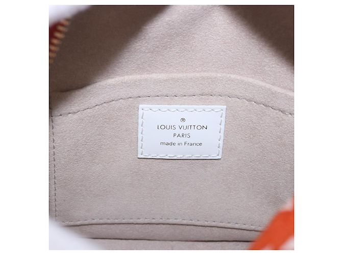 LOUIS VUITTON Monogram Jaguar LV Match Square Bag Orange M46212 Auth BA14807SAM - view 20