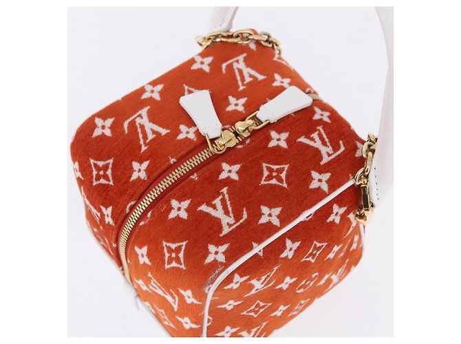 LOUIS VUITTON Monogram Jaguar LV Match Square Bag Orange M46212 Auth BA14807SAM - view 6