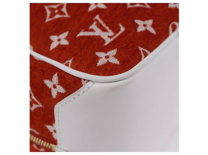 LOUIS VUITTON Monogram Jaguar LV Match Square Bag Orange M46212 Auth BA14807SAM - view 8