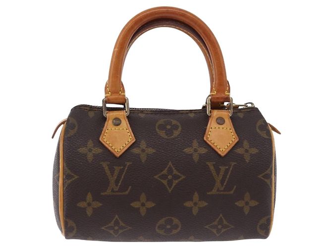 LOUIS VUITTON Monogram Mini Speedy Handtasche M41534 LV Auth ka5830 Monogramm - Ansicht 13