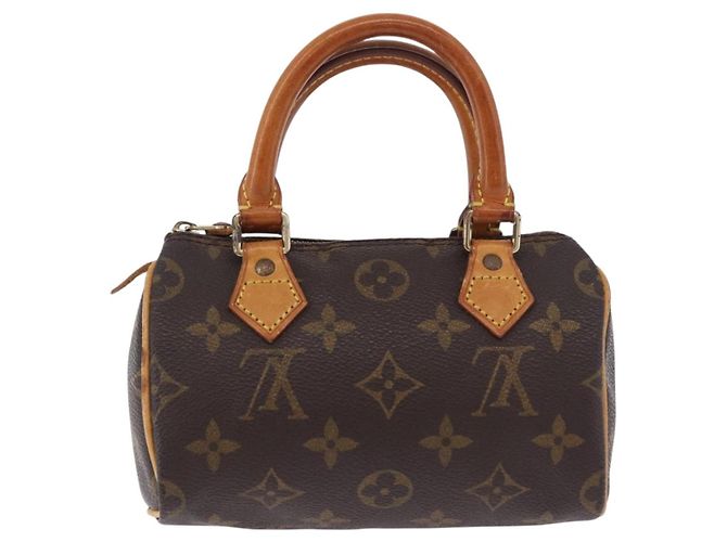 LOUIS VUITTON Monogram Mini Speedy Handtasche M41534 LV Auth ka5830 Monogramm - Ansicht 2