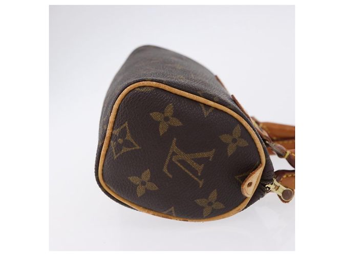 LOUIS VUITTON Monogram Mini Speedy Handtasche M41534 LV Auth ka5830 Monogramm - Ansicht 3