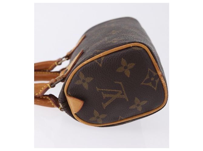 LOUIS VUITTON Monogram Mini Speedy Handtasche M41534 LV Auth ka5830 Monogramm - Ansicht 4