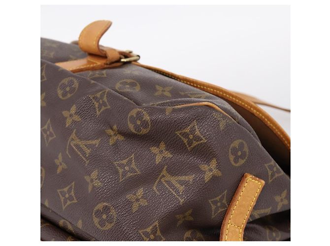Borsa a tracolla LOUIS VUITTON Monogram Saumur 35 M42254 LV Auth ka5862 Monogramma - vista 15