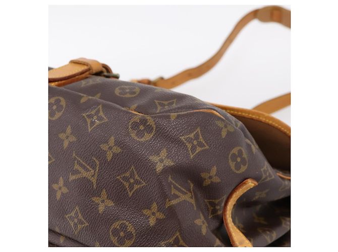 Borsa a tracolla LOUIS VUITTON Monogram Saumur 35 M42254 LV Auth ka5862 Monogramma - vista 9