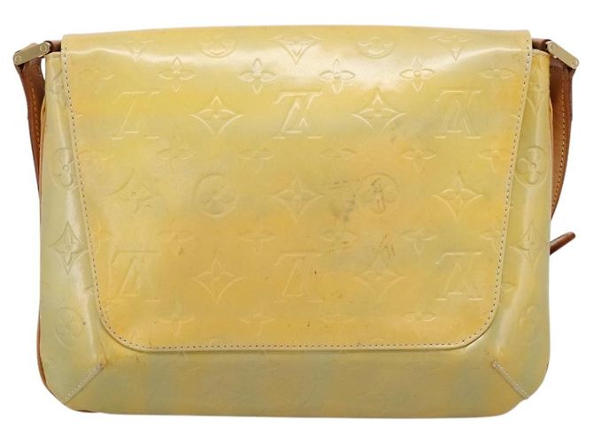 LOUIS VUITTON Monogram Vernis Thompson Street Bag Gris M91008 LV Auth 198985 Grigio - vista 2