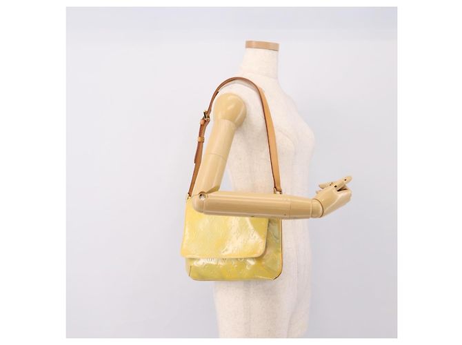 LOUIS VUITTON Monogram Vernis Thompson Street Bag Gris M91008 LV Auth 198985 Grigio - vista 21