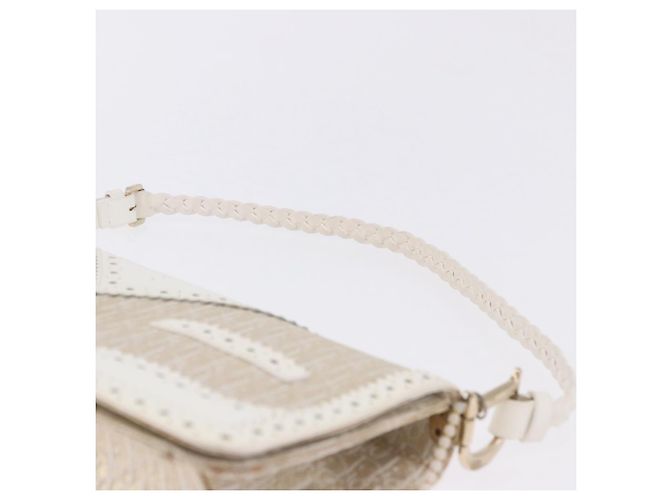 Borsa a mano Christian Dior Trotter Canvas Gold Auth 197782SAM D'oro - vista 15