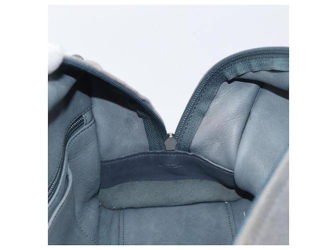 Borsa a mano LOEWE Americana 28 in camoscio grigio argento Auth 200243A Marrone - vista 20
