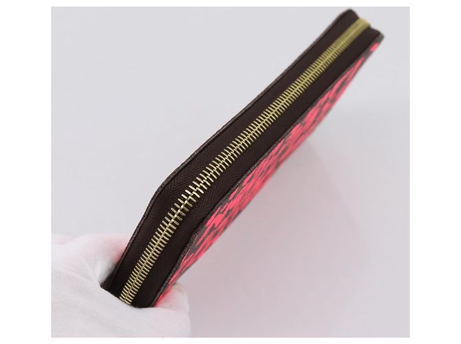 LOUIS VUITTON Monogram Graffiti Zippy Wallet Pink M93710 LV Auth 199073V Rosa Monogramma - vista 5
