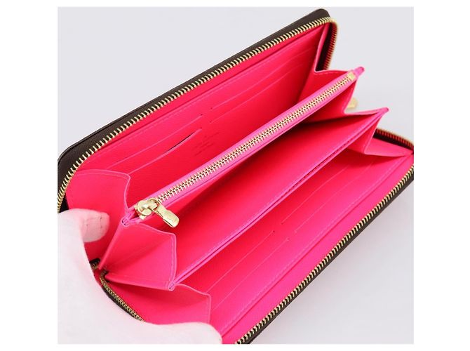 LOUIS VUITTON Monogram Graffiti Zippy Wallet Pink M93710 LV Auth 199073V Rosa Monogramma - vista 9