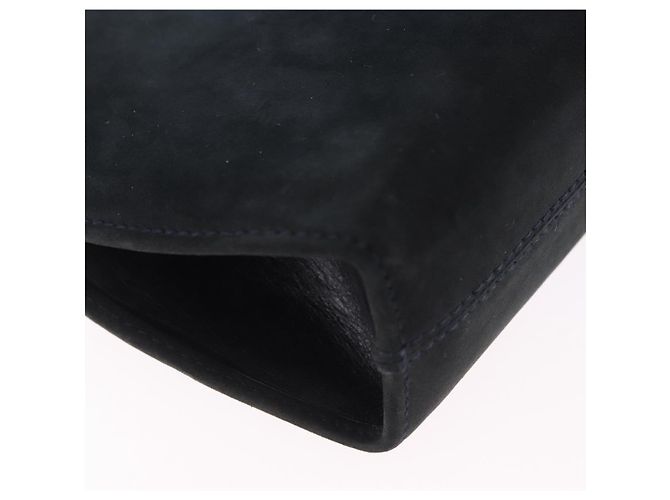 Borsa a tracolla Salvatore Ferragamo Gancini Chain Suede Black Gold Auth 197729 Nero D'oro - vista 15