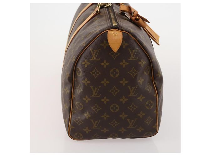 LOUIS VUITTON Monogram Keepall 45 Boston Bag M41428 LV Auth 196331V Monogramma - vista 4