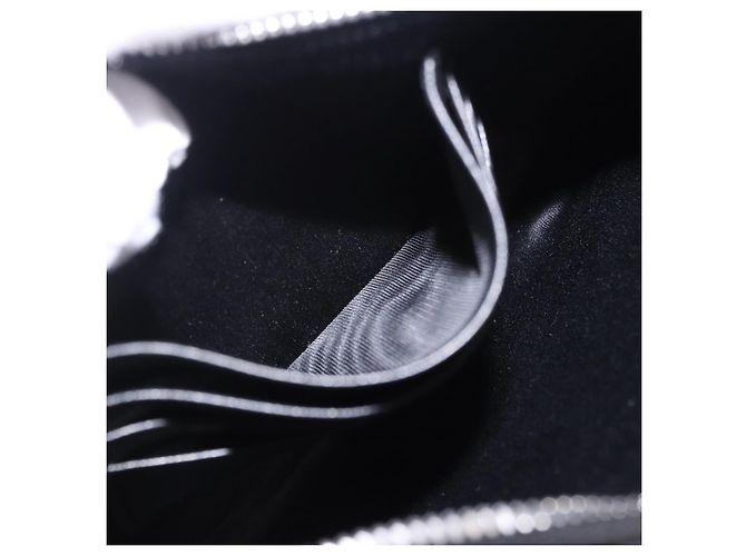 Borsa a tracolla Miu Miu Matelassé in pelle nera argento Auth ka5870SAM Nero - vista 26