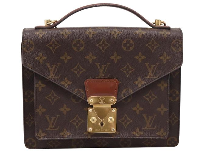 Borsa a mano LOUIS VUITTON Monogram Monceau 26 2way M51187 LV Auth ka5863 Monogramma - vista 13