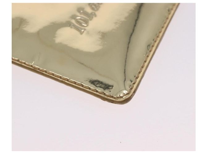 LOUIS VUITTON Monogram Miroir Pochette Plat Pouch Gold LV Auth 199233V Dourado - vista 14
