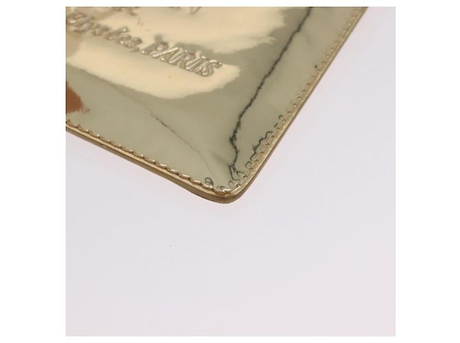 LOUIS VUITTON Monogram Miroir Pochette Plat Pouch Gold LV Auth 199233V Dourado - vista 15