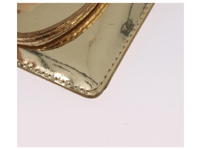 LOUIS VUITTON Monogram Miroir Pochette Plat Pouch Gold LV Auth 199233V Dourado - vista 17